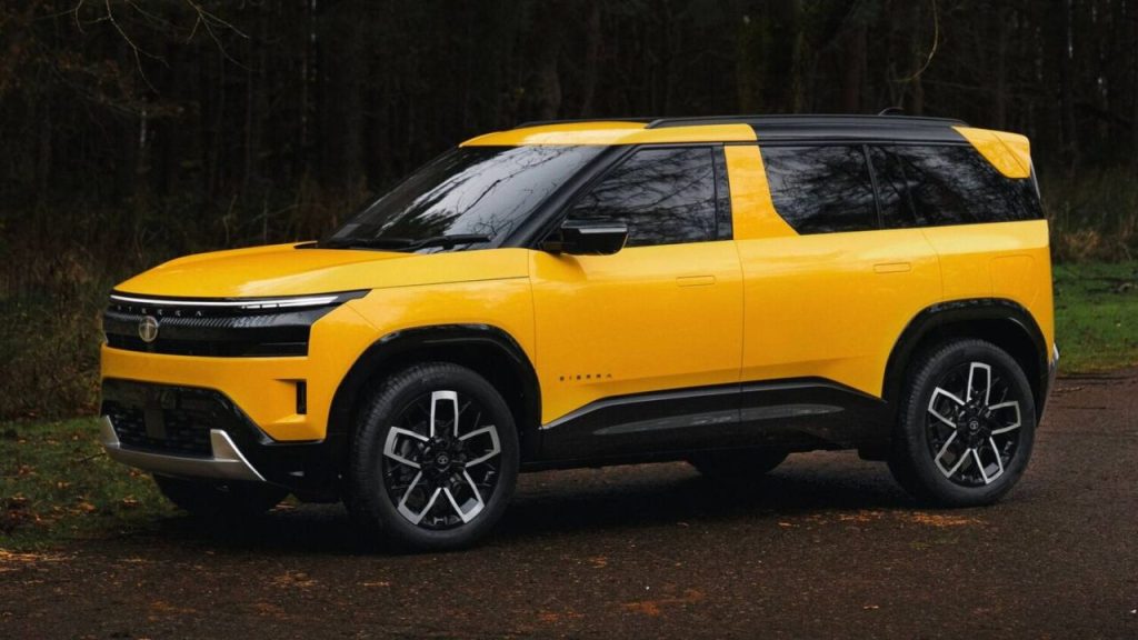 All-new Tata Sierra EV and ICE variant preview – launch expected FY2025 in India