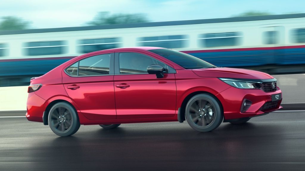 Honda City Sport Edition leatherette-upholstered seats and seven-color ambient lighting