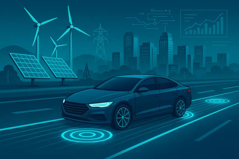 AI-powered self-charging roads